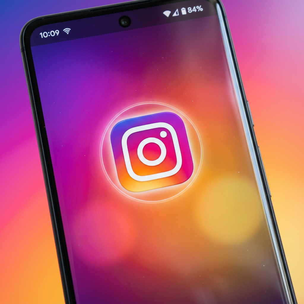 Instagram app icon with gradient background